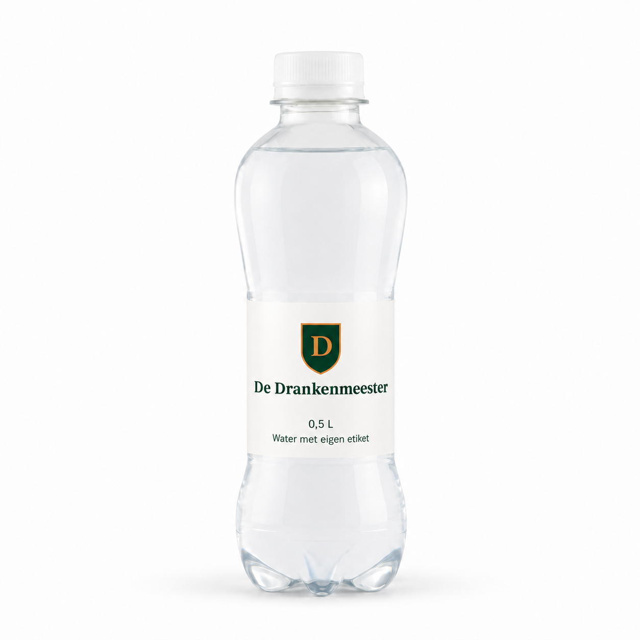 0,5 liter water met eigen etiket – De Drankenmeester